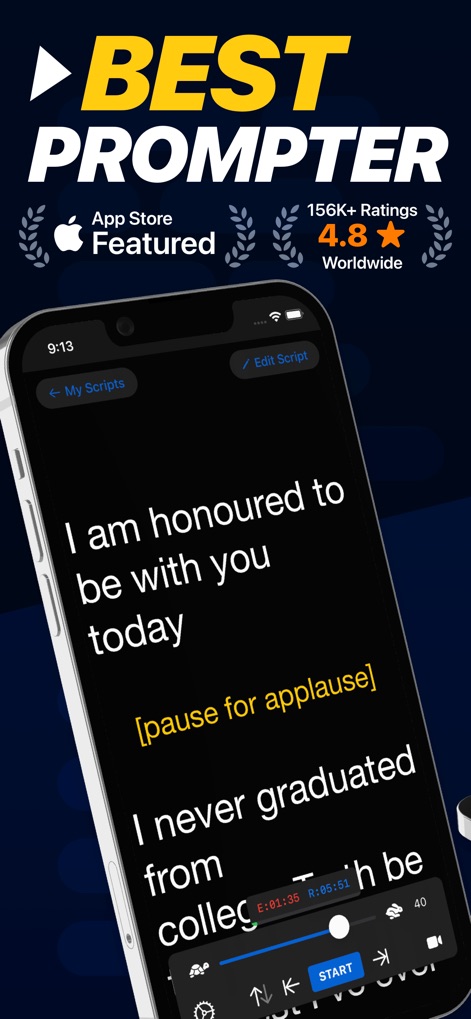 Teleprompter - Productivity App | MWM