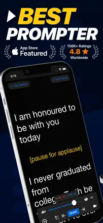 Teleprompter screenshot 1 of 7