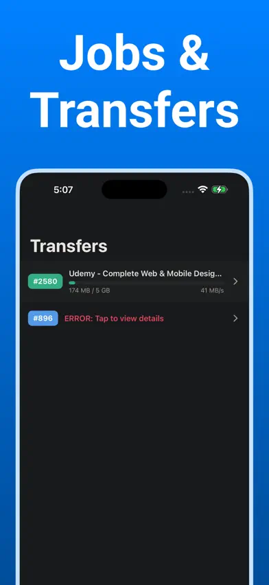 Rclone UI screenshot 3