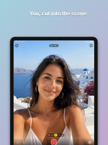 Dual Cam: Front and Back Video iPad screenshot