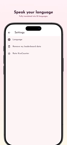 Kiss Counter: Couple Game iPhone screenshot