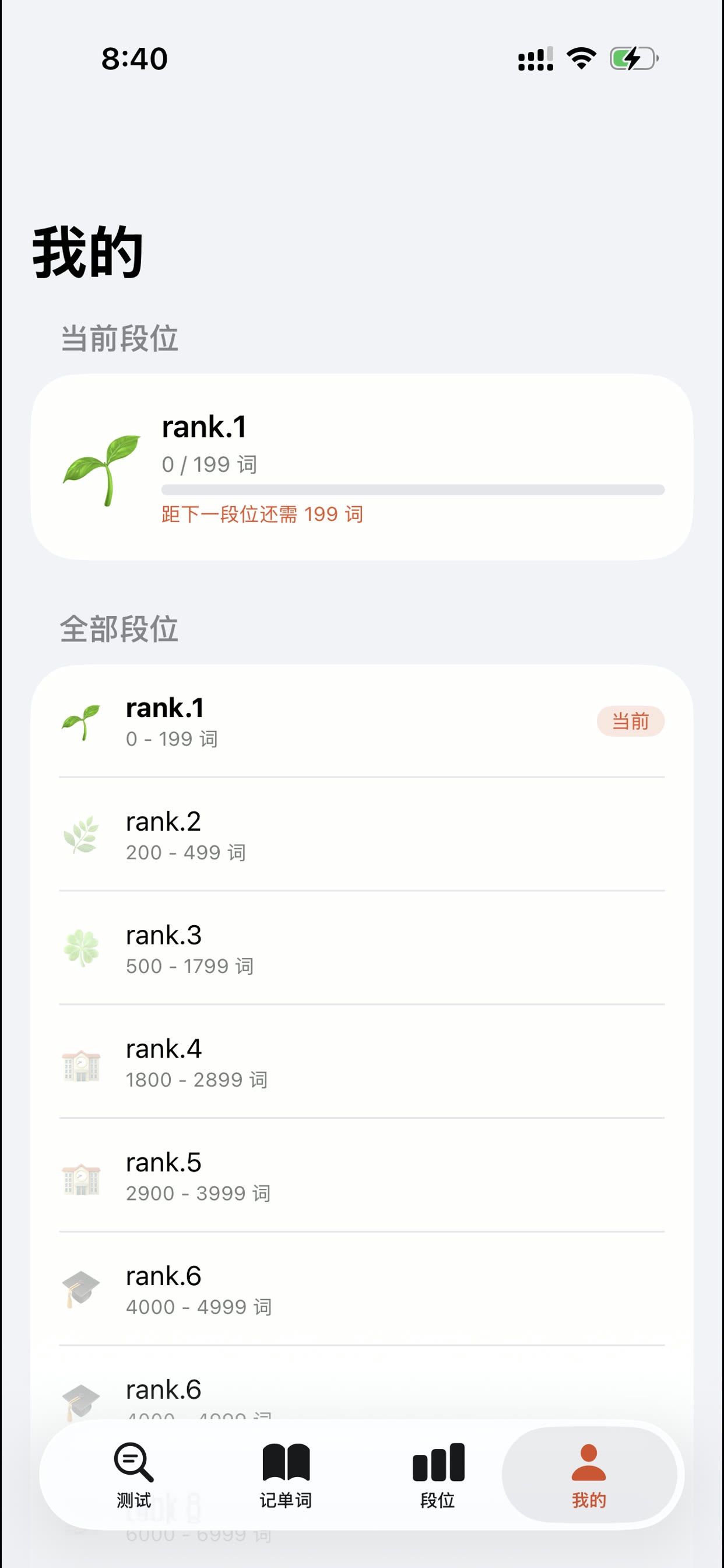 Screenshot 8 of Spanish Vocab Test