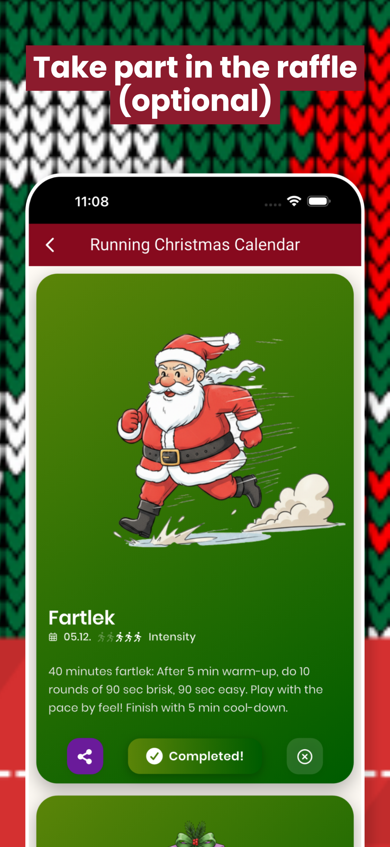 Running Christmas Calendar screenshot 8