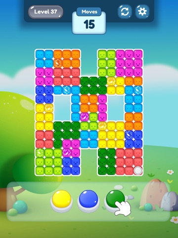 Waving Blocks iPad screenshot