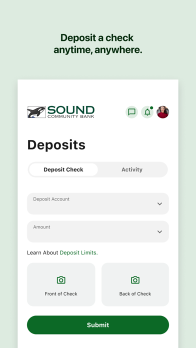 Sound Community Bank Mobile iPhone screenshot 3 - Finance app