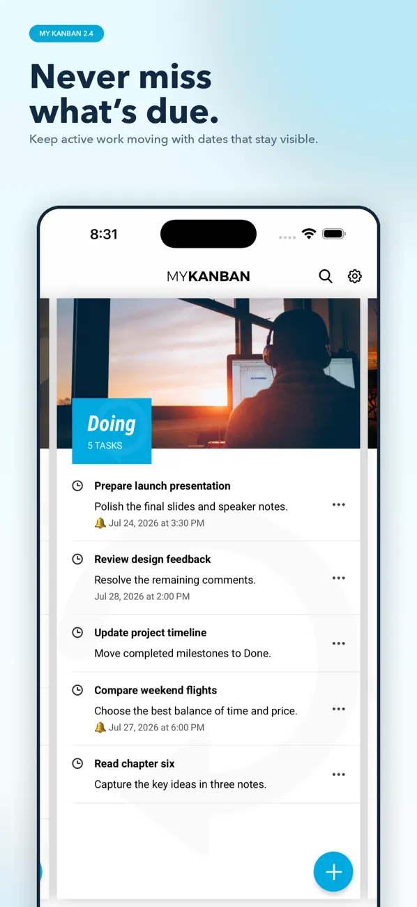 Screenshot #2 pour My Kanban: Personal Kanban App