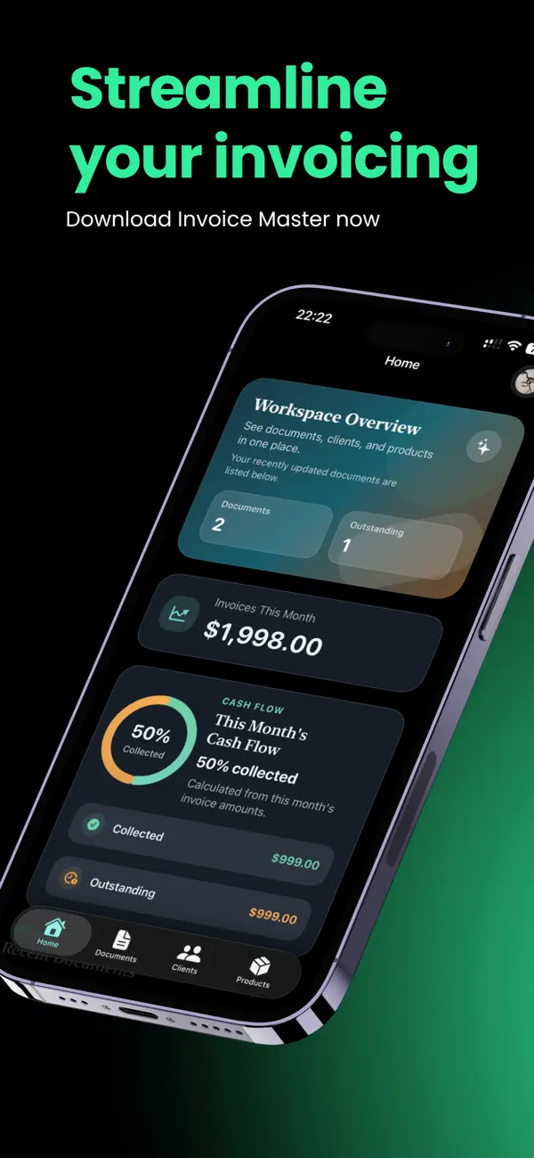 Screenshot #1 pour Invoice Master Plus