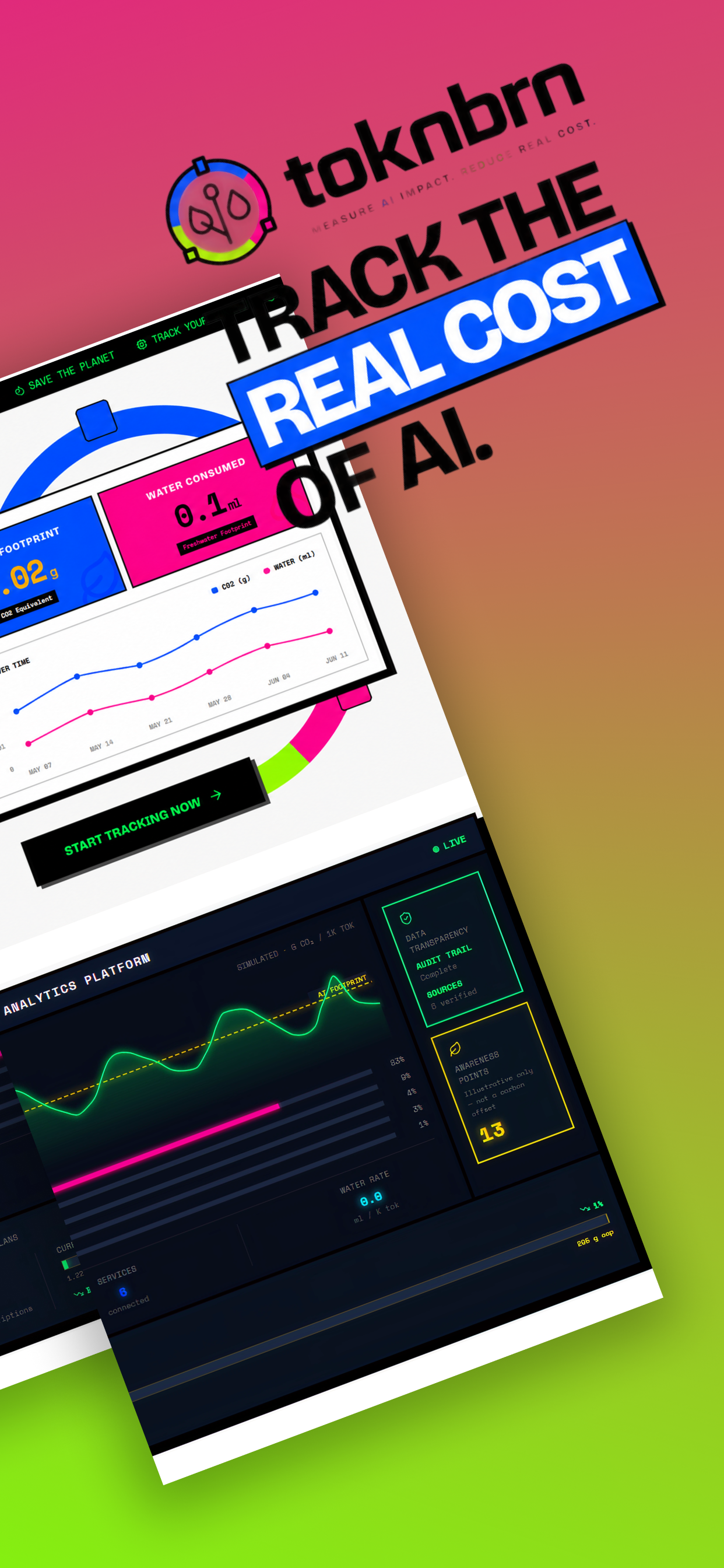 Toknbrn: AI Footprint Tracker screenshot 4