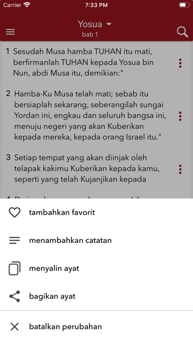 Alkitab Bahasa Indonesia Screenshot