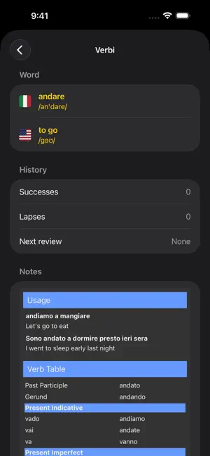 Flashcard Italian screenshot 4