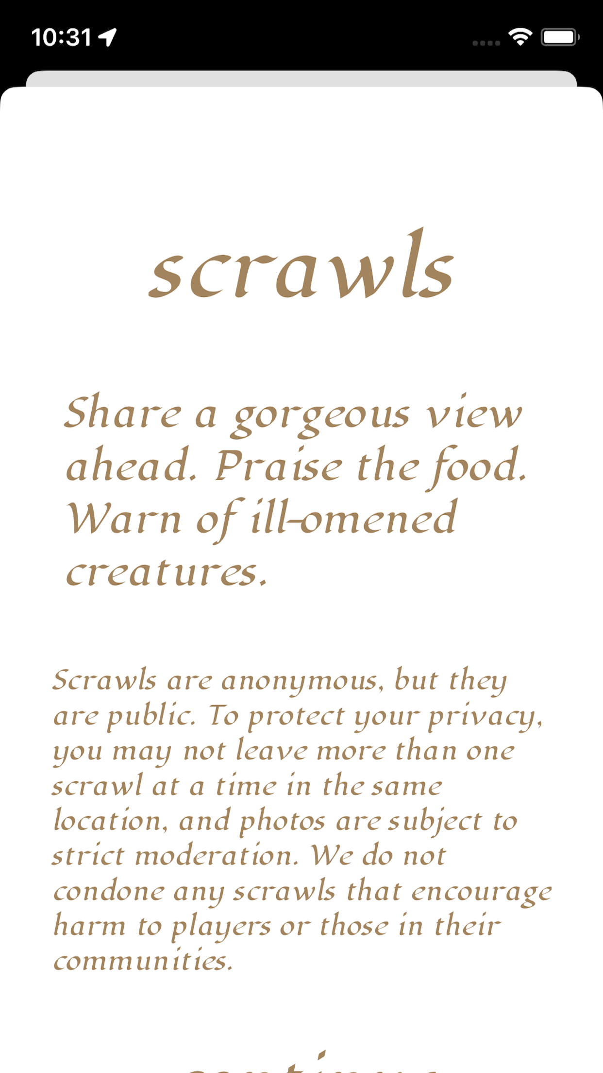 scrawls