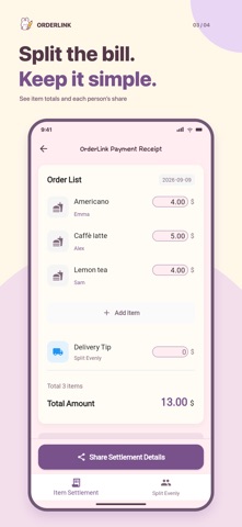 OrderLink: Group Order & Split Screenshot 3 of 4