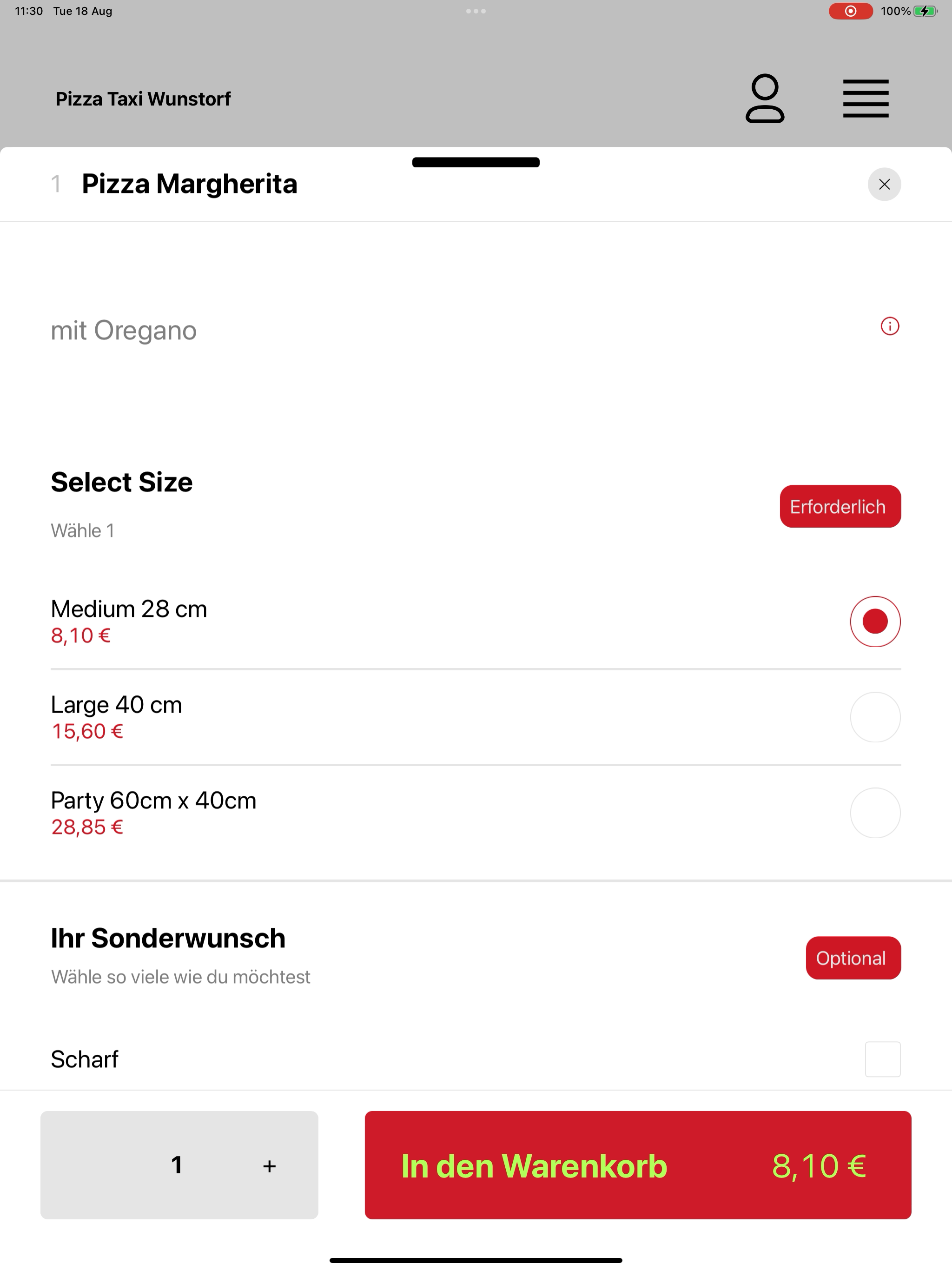 Pizza Taxi Wunstorf screenshot 16