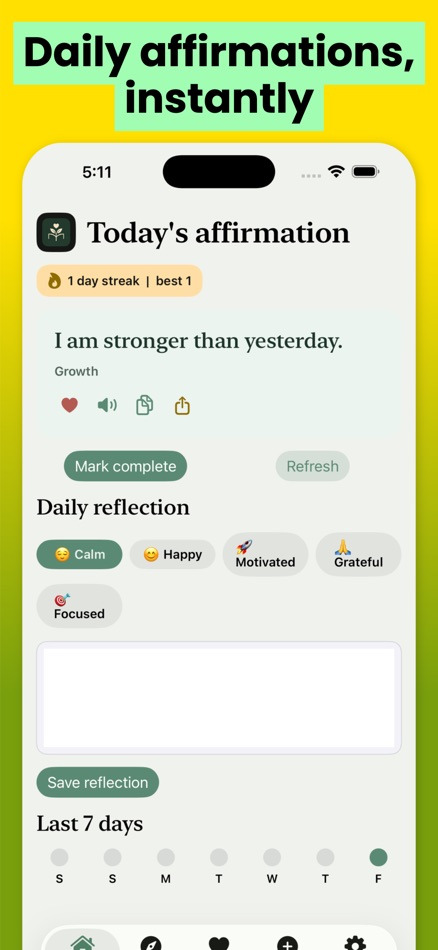 #1. Manifest: Daily Affirmation (iOS) By: Gwyn Play Private Limited