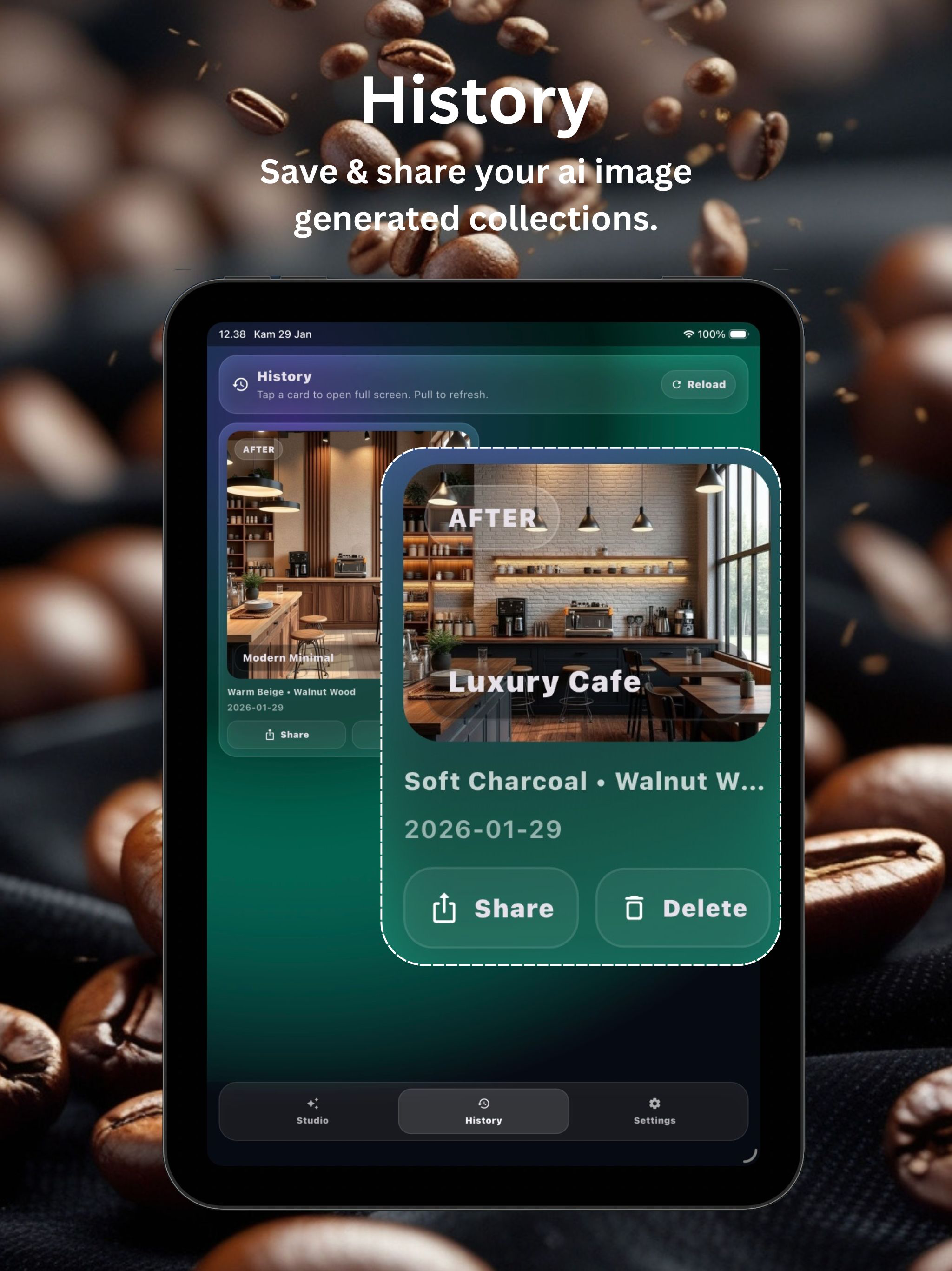 CoffeeShop AI : Room Makeover