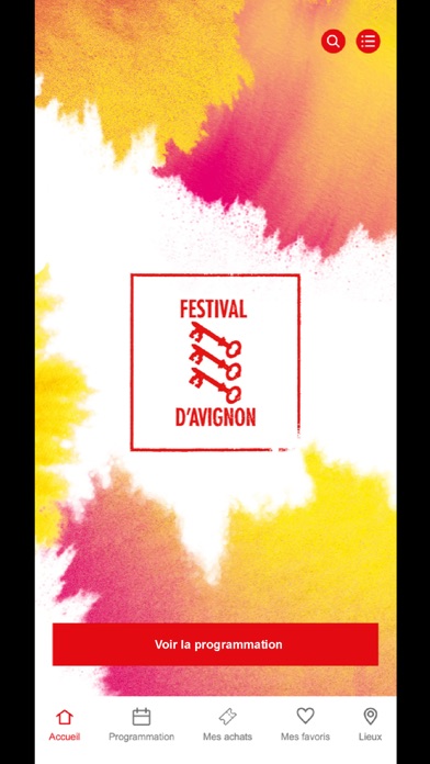 Screenshot #1 pour Festival d'Avignon