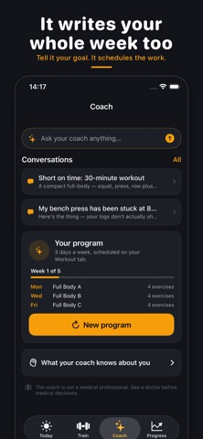 LiftLock: Gym Tracker + Focus iPhone screenshot