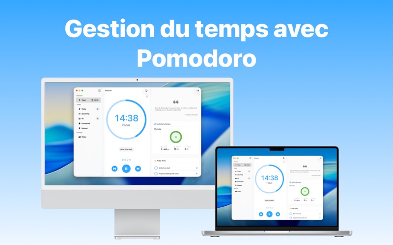 Screenshot #2 pour Focus - Concentration et To-Do