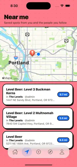 Captura de pantalla de KnowWhere: Travel Lists en iPhone 3