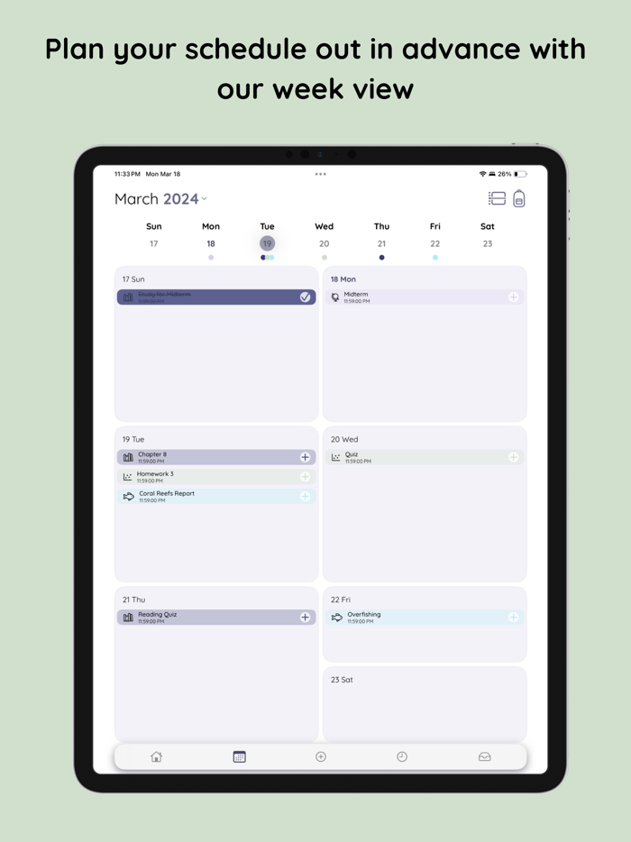 Homework Tracker Recitation