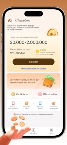 AlToqueCred iPhone screenshot 2
