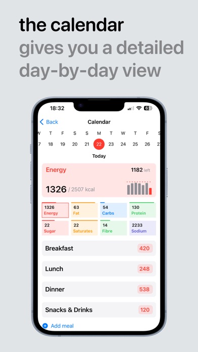 Nutrition Tracker - MyFitMate Screenshot