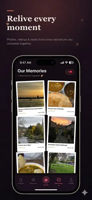 TwoHearts: Bucket List App screenshot 4