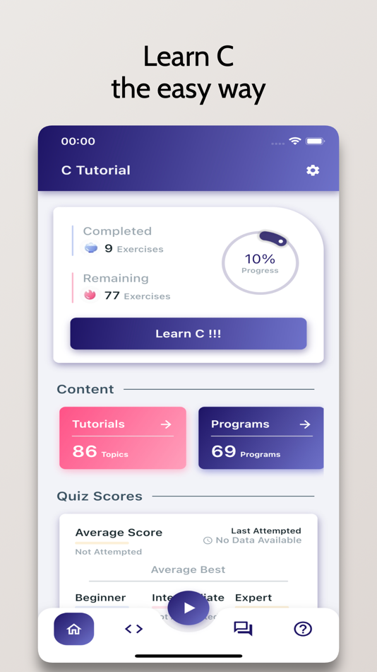 #1. Learn C - OnePercent (iOS) Podle: OnePercent