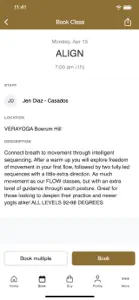 VERAYOGA - A Hot Yoga Joint screenshot #3 for iPhone