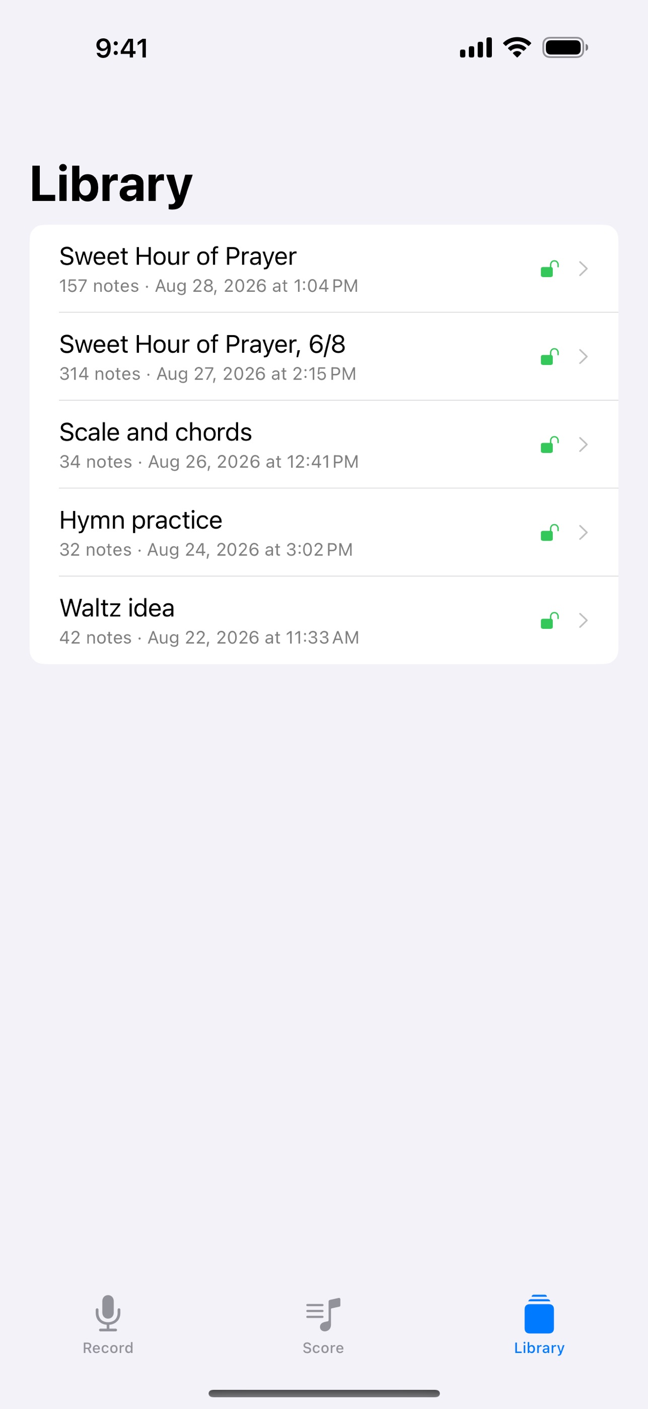 Screenshot 3 of PianoScribe