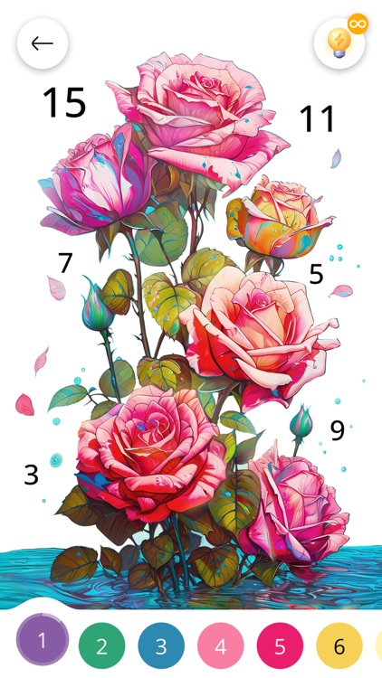 Paint by Number Coloring Game screenshot-0