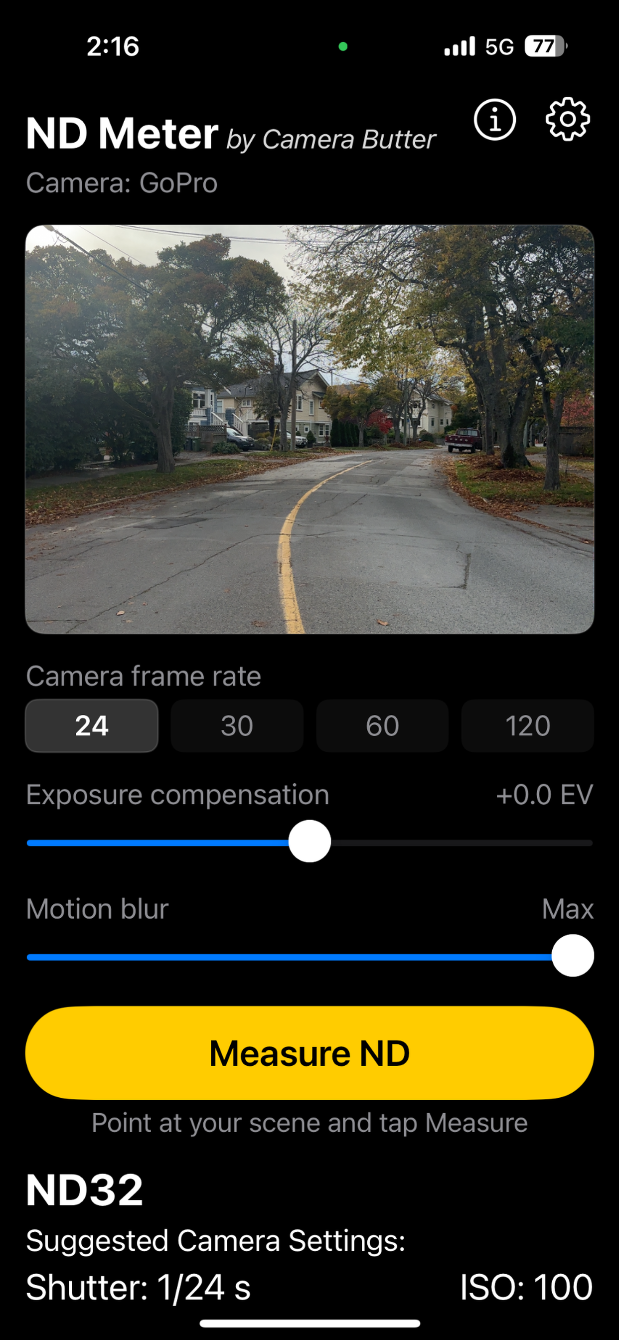 ND Meter by Camera Butter screenshot 6