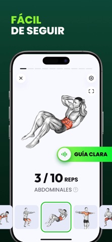 Gymax: Entrenamiento Muscular iPhone screenshot 9
