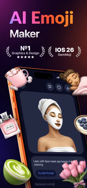 Gmoji: AI Emoji Maker iPhone screenshot 1