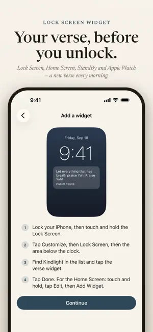 Bible Verse Widget: Kindlight screenshot 2