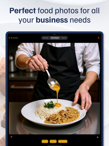 Foodogenic - AI Food Photos iPad screenshot