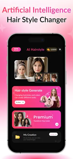 AI Hairstyle Try On: Color Cut screenshot 4