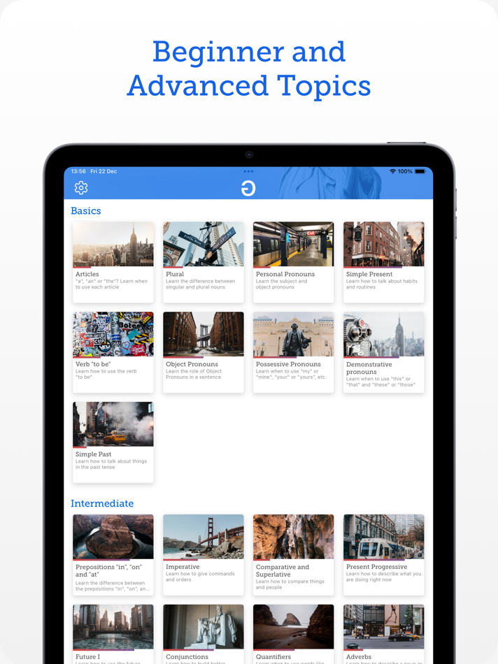 #5. Learn English Grammar - Grammo (iOS) 由: Konsonant Ensino Digital de Idiomas Ltda