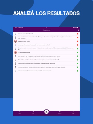 Examen de conducir express iPad screenshot