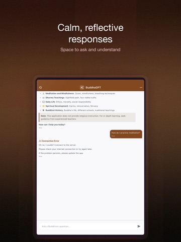 BuddhaGPT: Daily Inspiration iPad screenshot