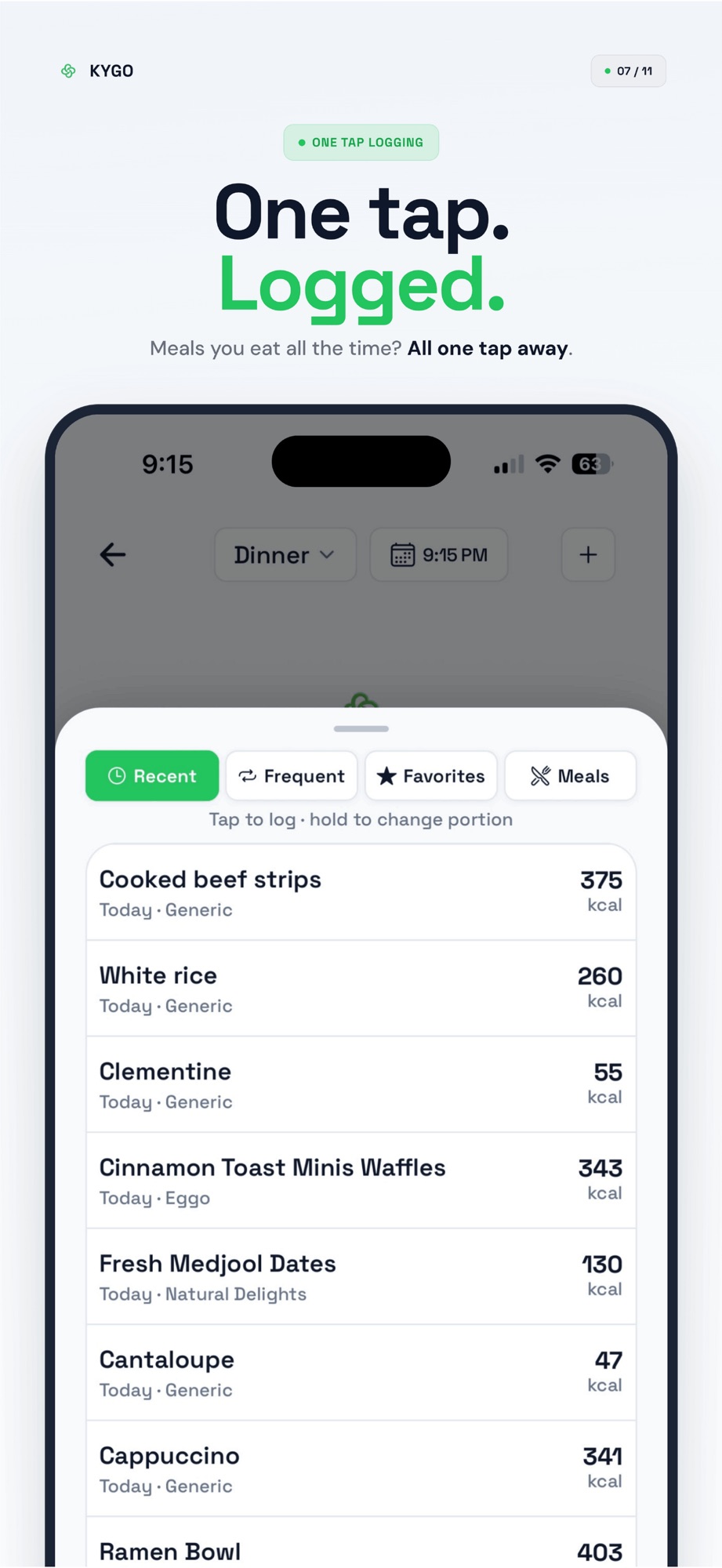 Kygo Health: Nutrition Tracker screenshot 8