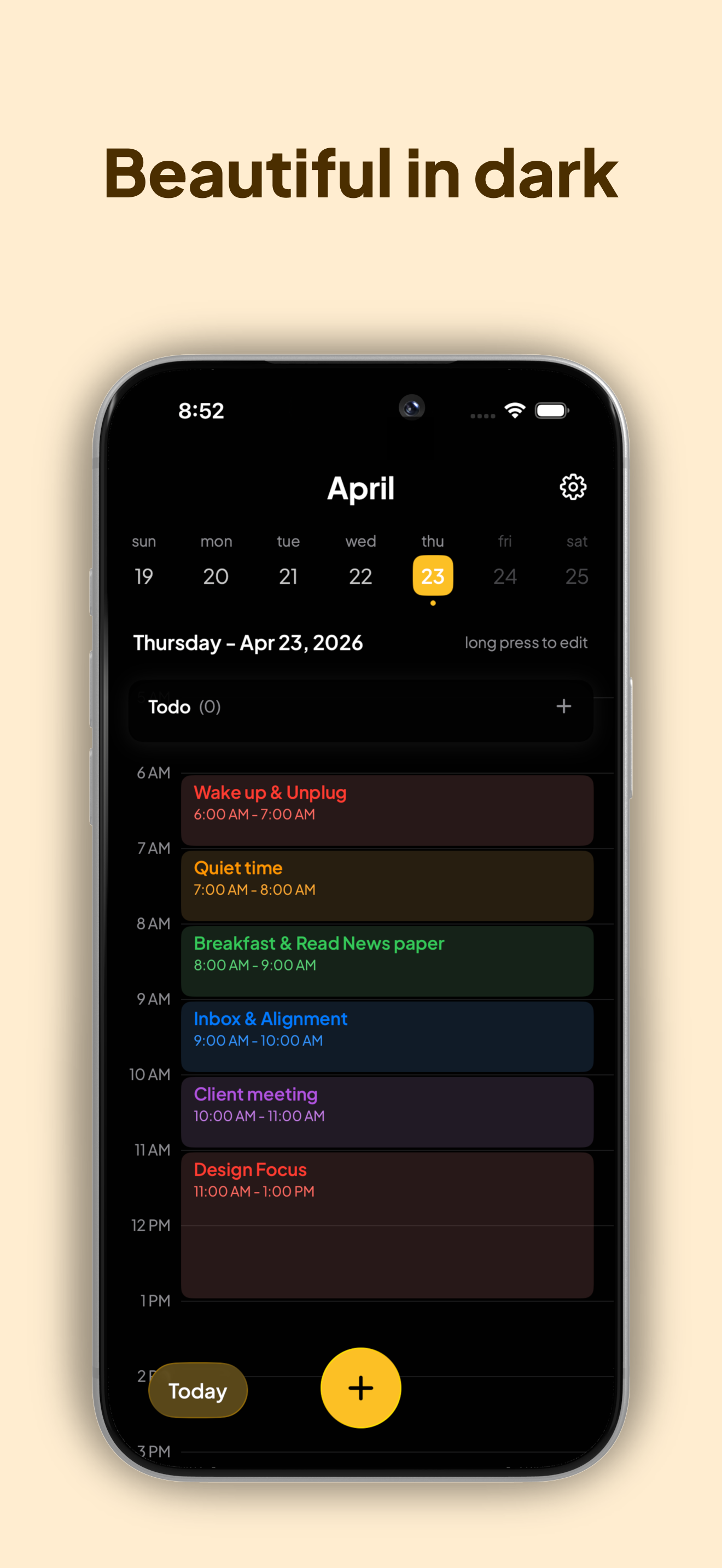 SnapJournal: Paper to Calendar