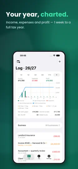Captura de pantalla de UK Landlords & Sole Traders en iPhone 1