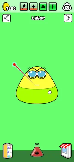 Screenshot von Pou auf dem iPhone 3
