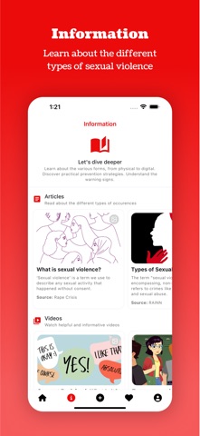 Reported: Against Violence iPhone screenshot