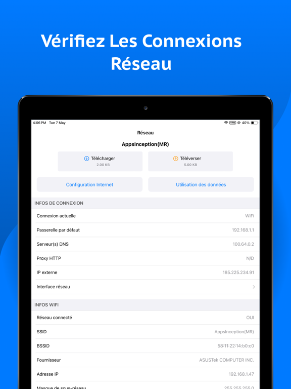 Screenshot #4 pour Analyseur Réseau: Scanner WiFi