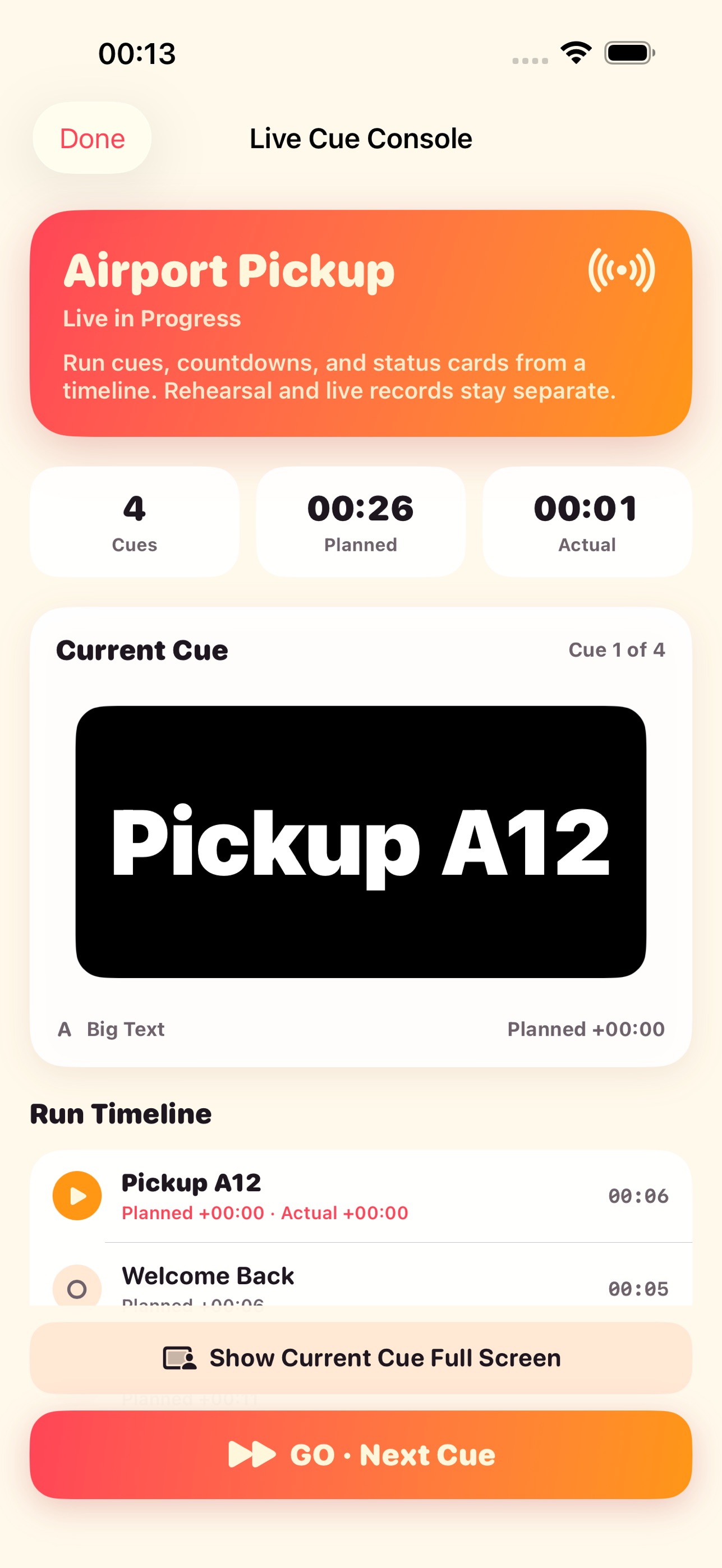 Screenshot 3 of RaiseText Cue Deck