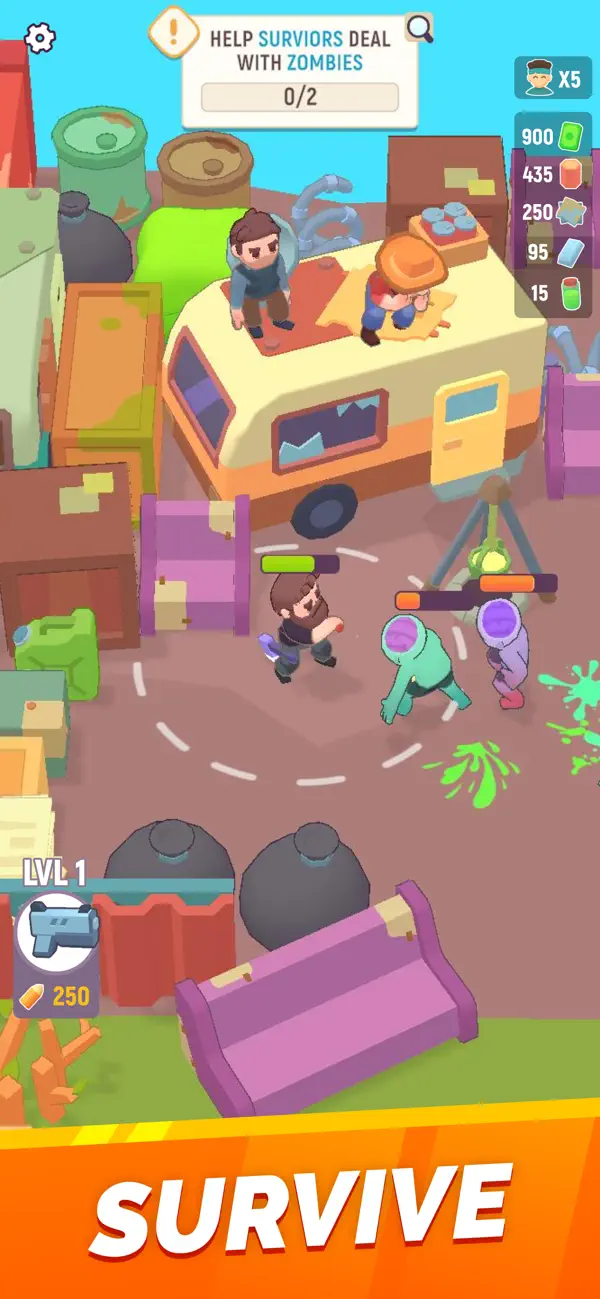 Last Stronghold: Idle Survival Hack screenshot 1 - game app interface