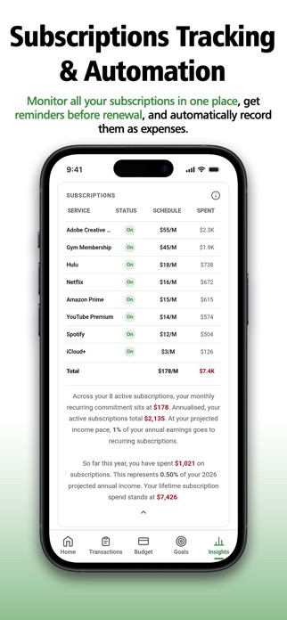 Granule: Budget Tracker Screenshot 5 of 10