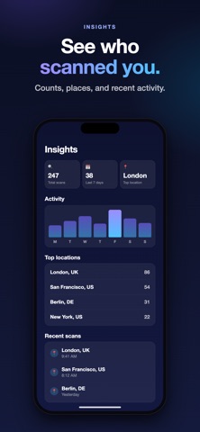 iBioPro: QR Lock Screen Bio iPhone screenshot